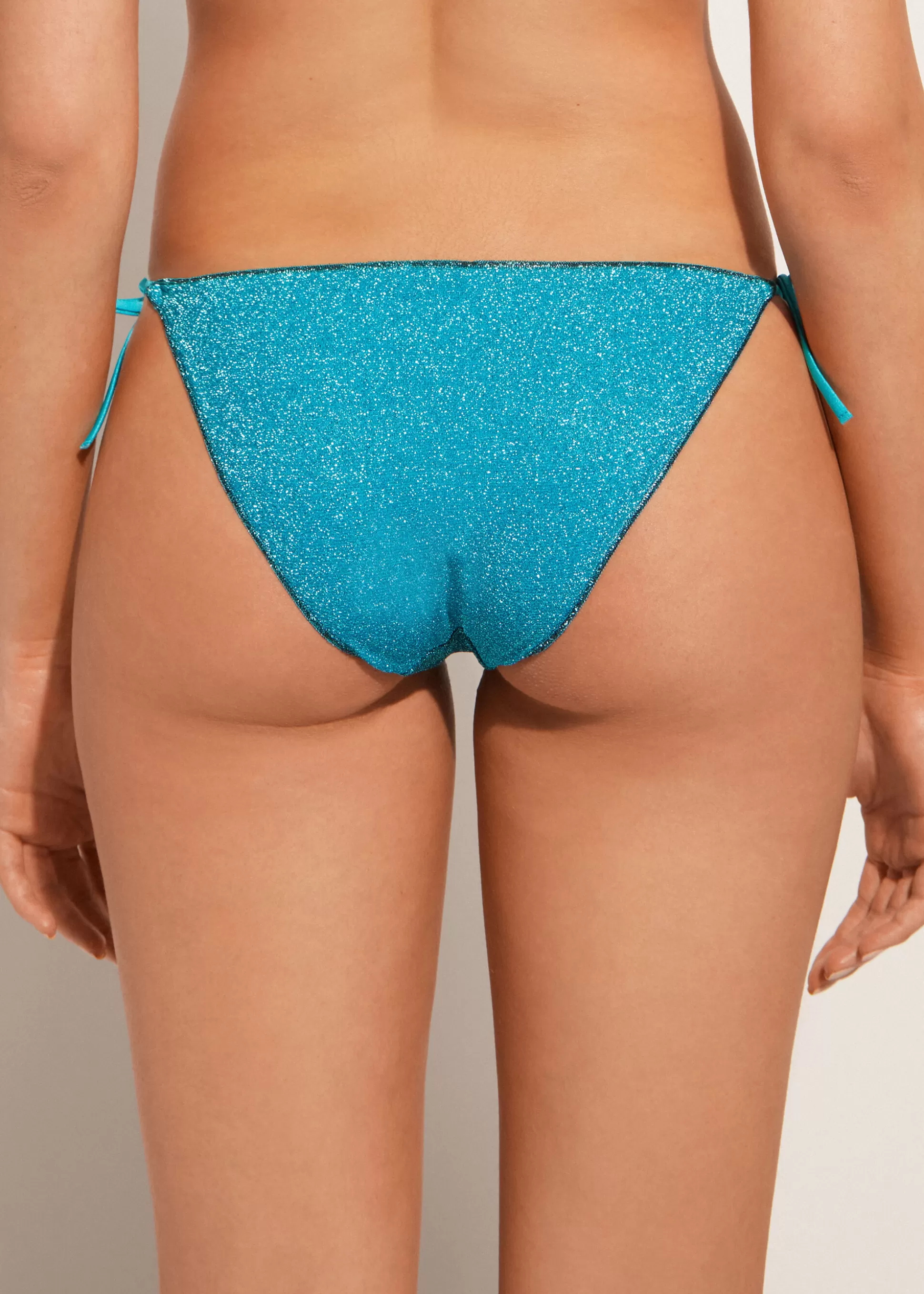 Bas De Maillot A Lanieres Et Fibres Metalliques Lisbona*Calzedonia Cheap