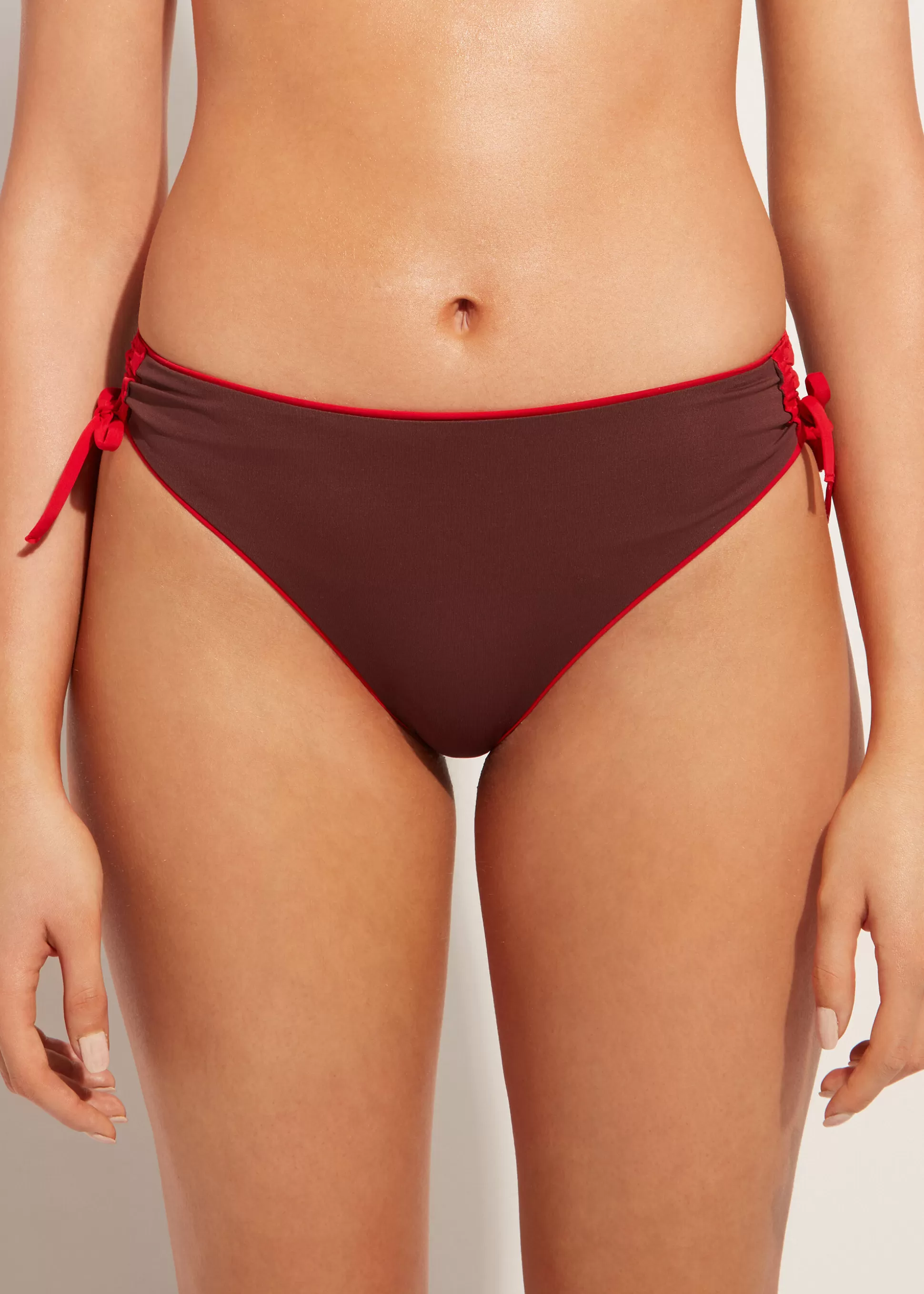 Bas De Maillot Taille Haute A Lanieres Indonesia*Calzedonia Flash Sale