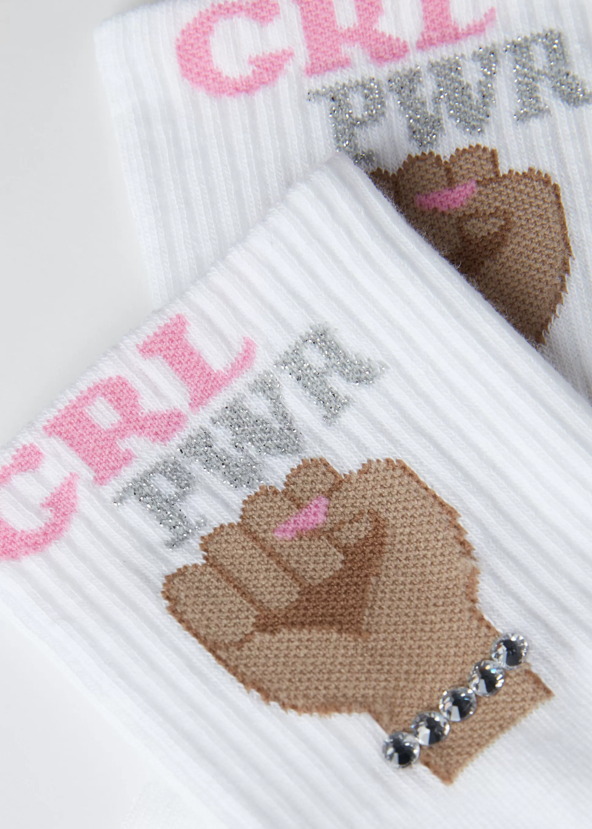 Chaussettes Basses A Motif Girl Power*Calzedonia Outlet