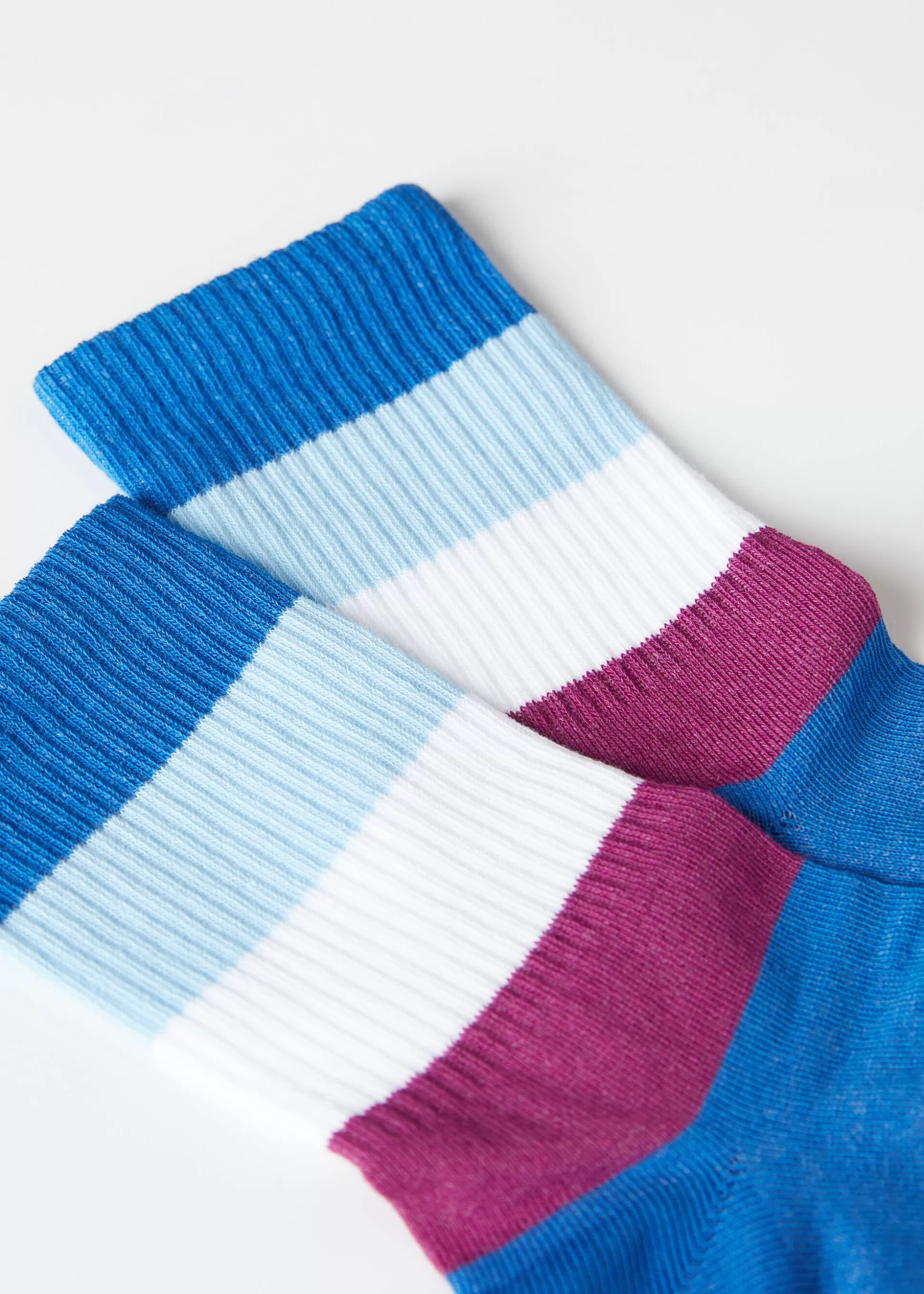 Chaussettes Basses A Motif Rayures*Calzedonia Shop