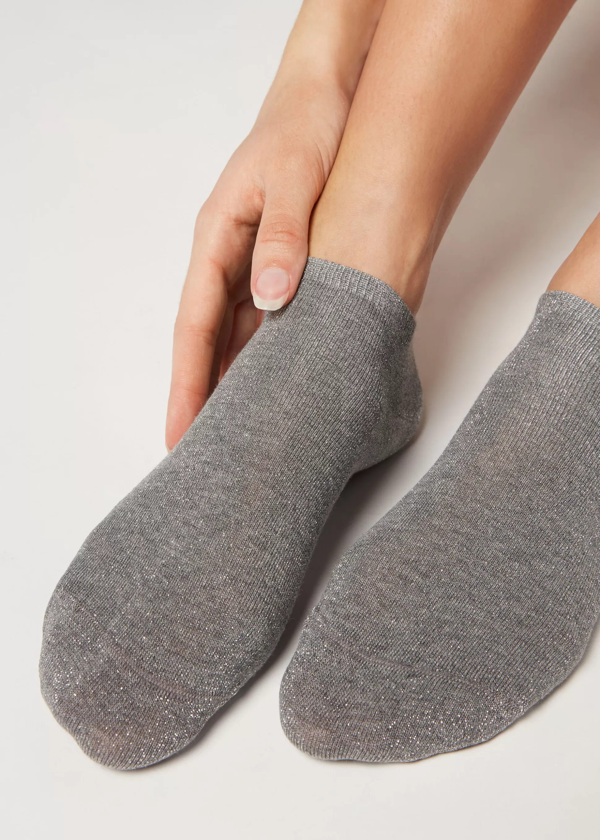 Chaussettes Courtes En Coton A Paillettes*Calzedonia Best