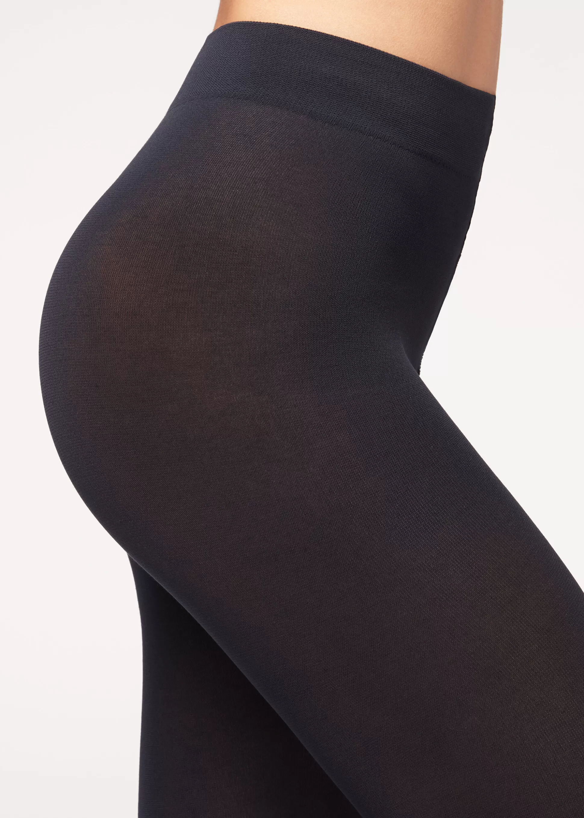 Collant Opaque 100 Deniers Coton Et Microfibre*Calzedonia Discount