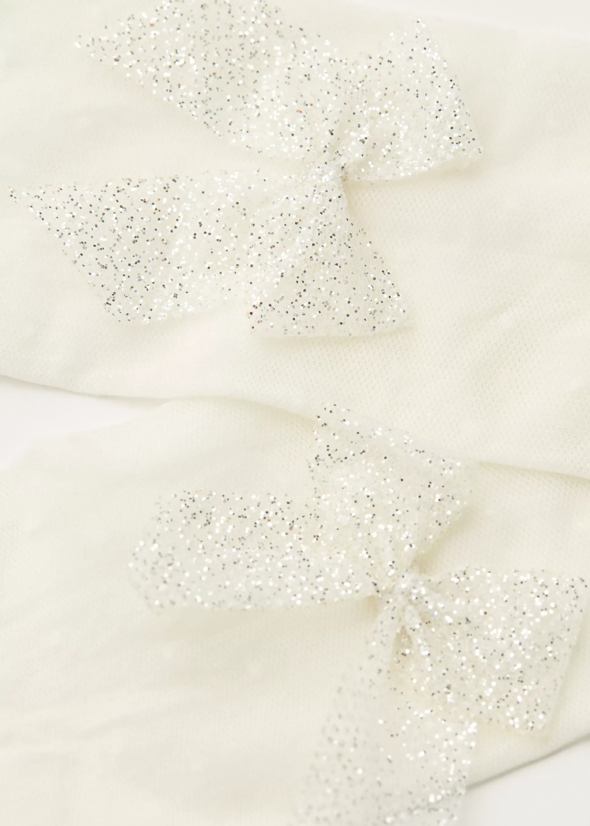 Collant Resille Pois Avec Noeud Paillete Pour Fille*Calzedonia Online
