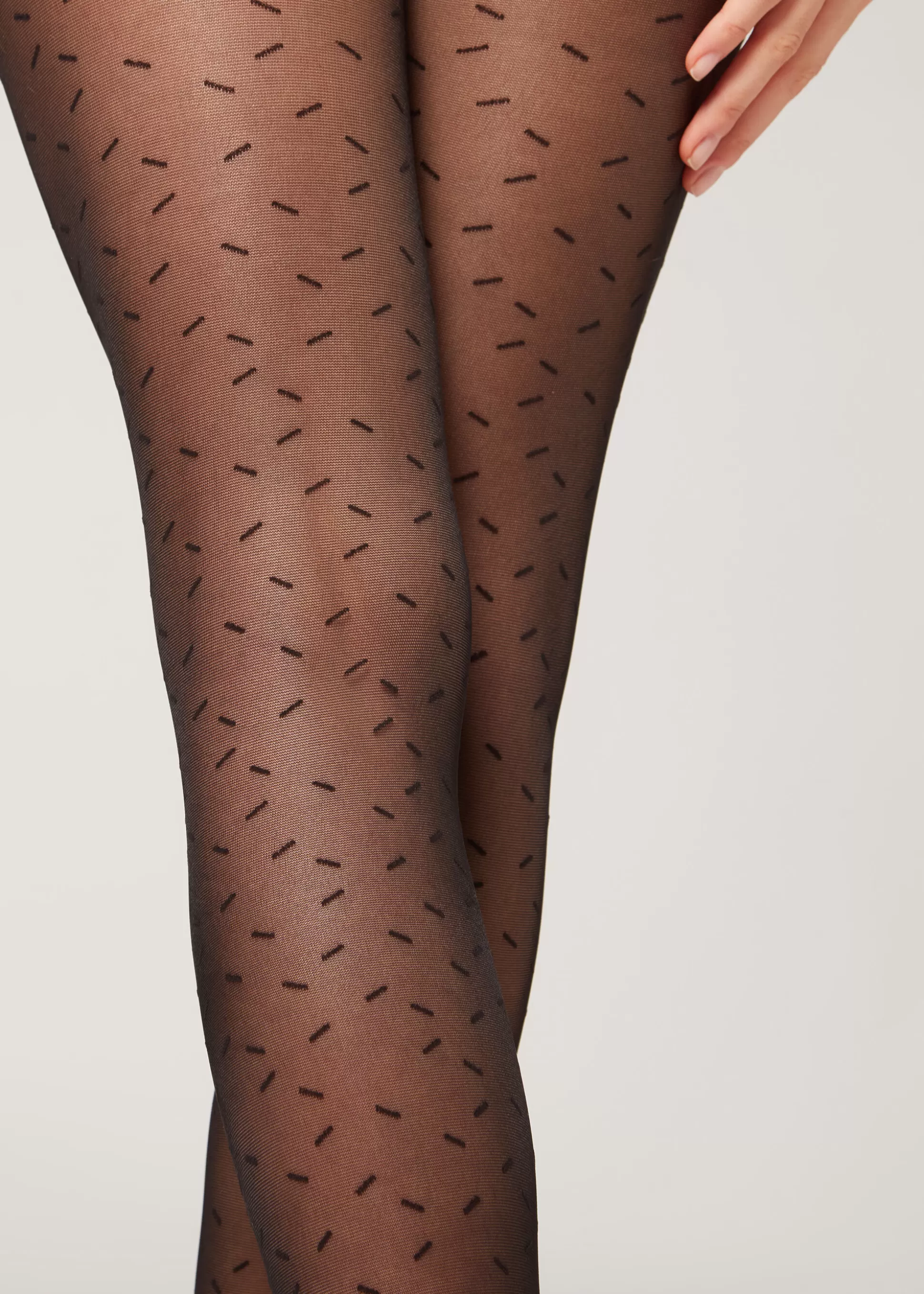 Collant Transparent 30 Deniers Petit Pointille Sur L'Ensemble*Calzedonia Shop