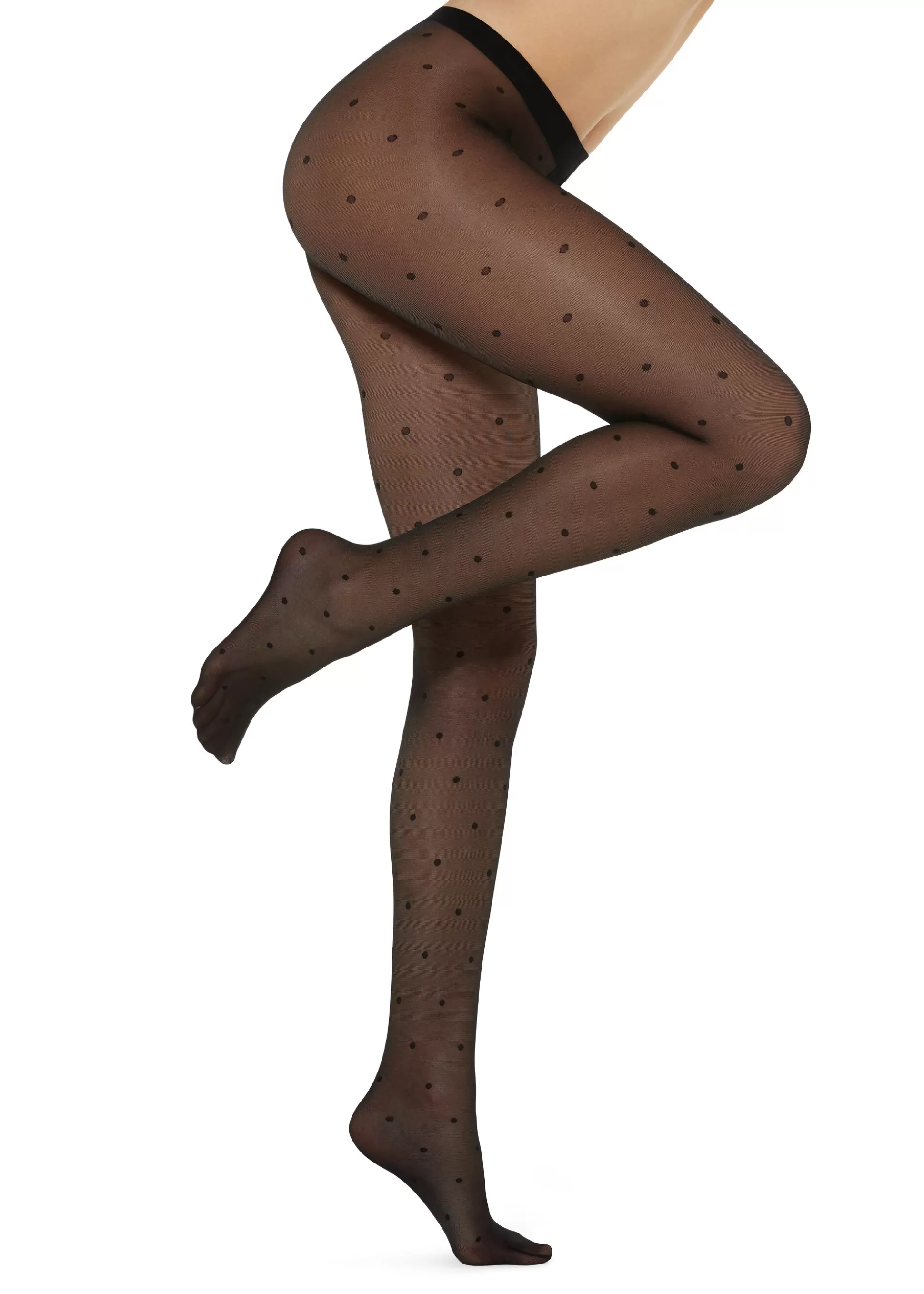 Collant Voile 30 Deniers A Motifs Pois*Calzedonia Outlet