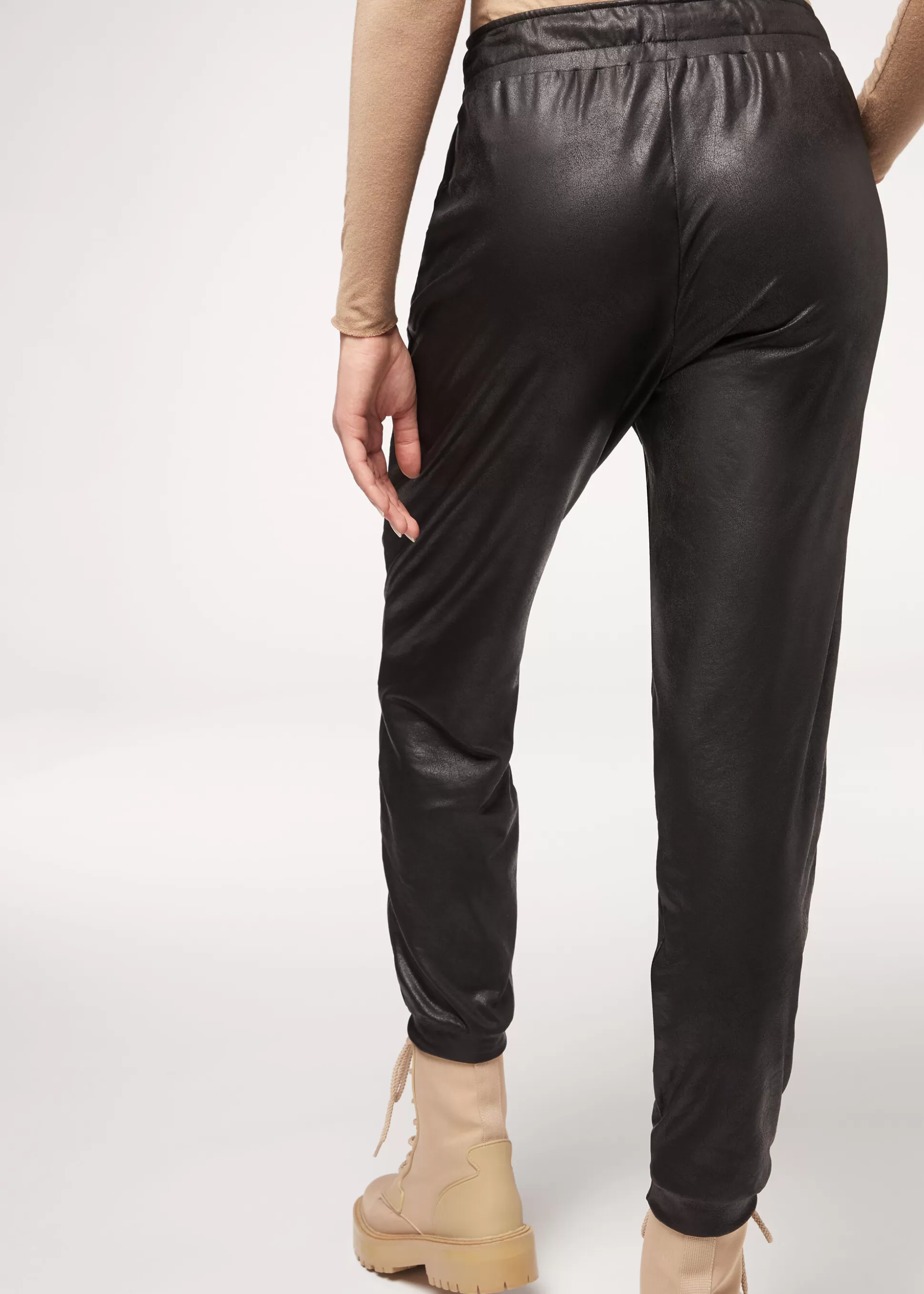 Jogger Thermique Effet Cuir*Calzedonia Fashion