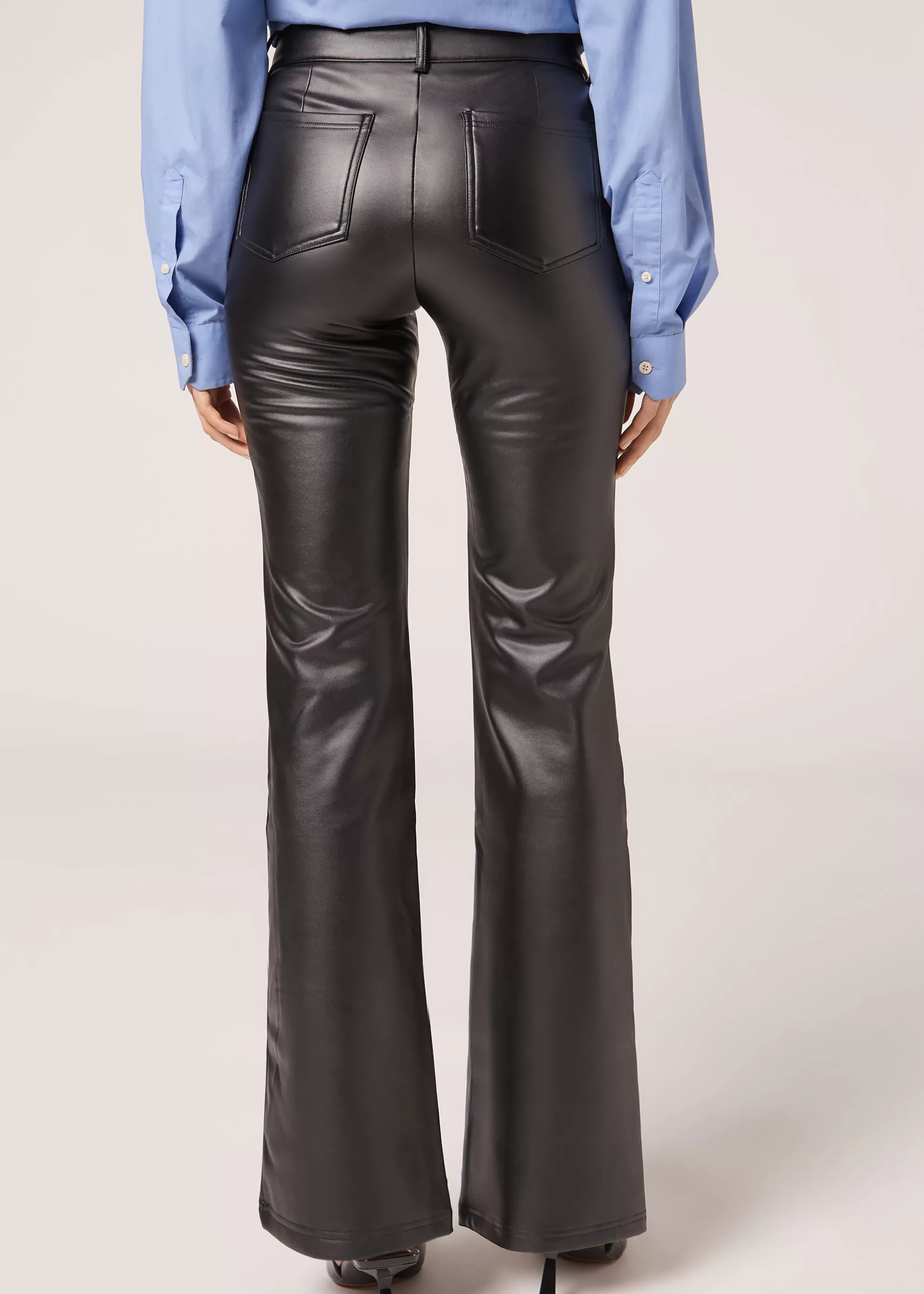 Legging A Pattes D'Elephant Thermique Enduit*Calzedonia Discount