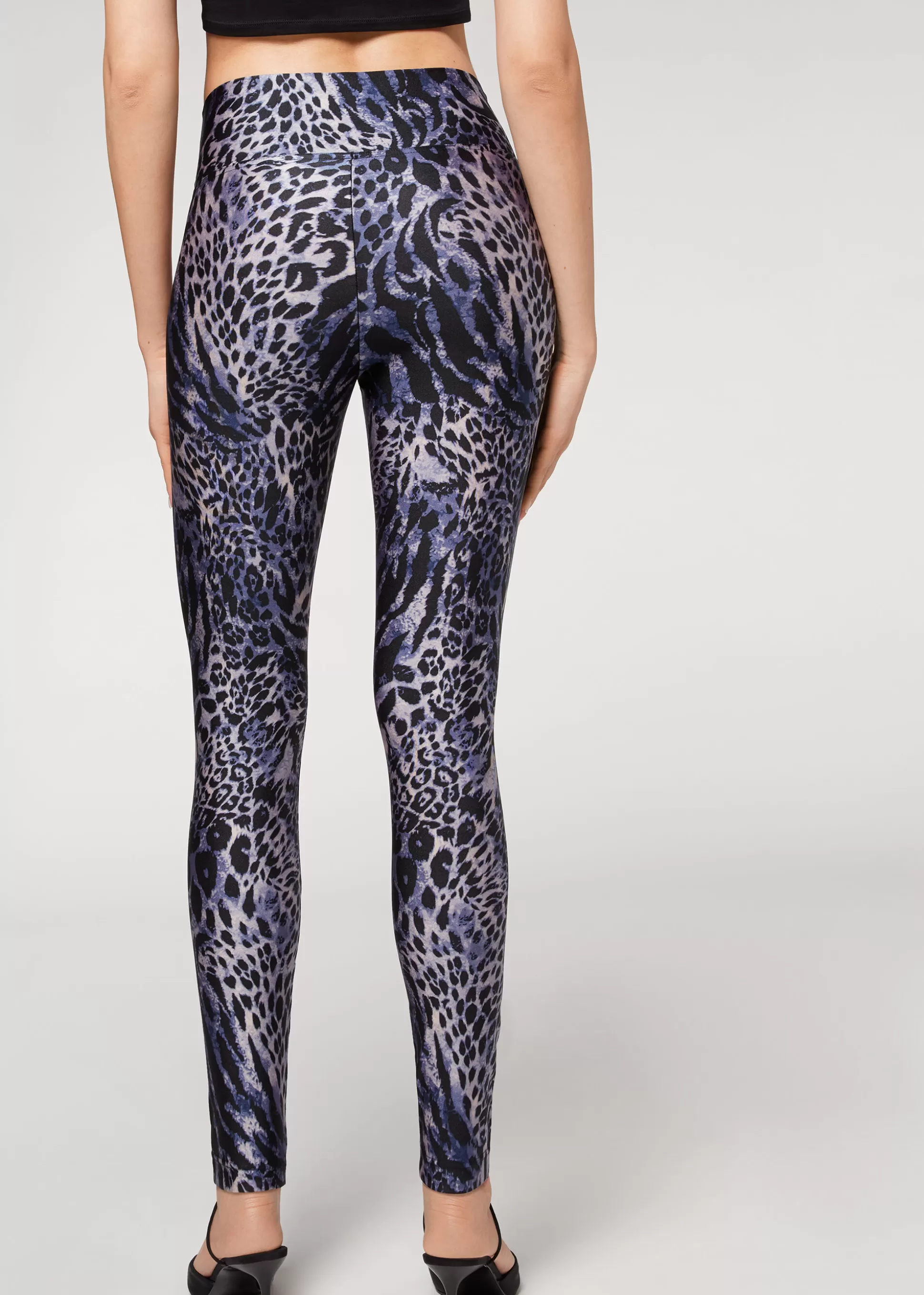 Legging Brillant Sport Motif Animalier*Calzedonia Discount