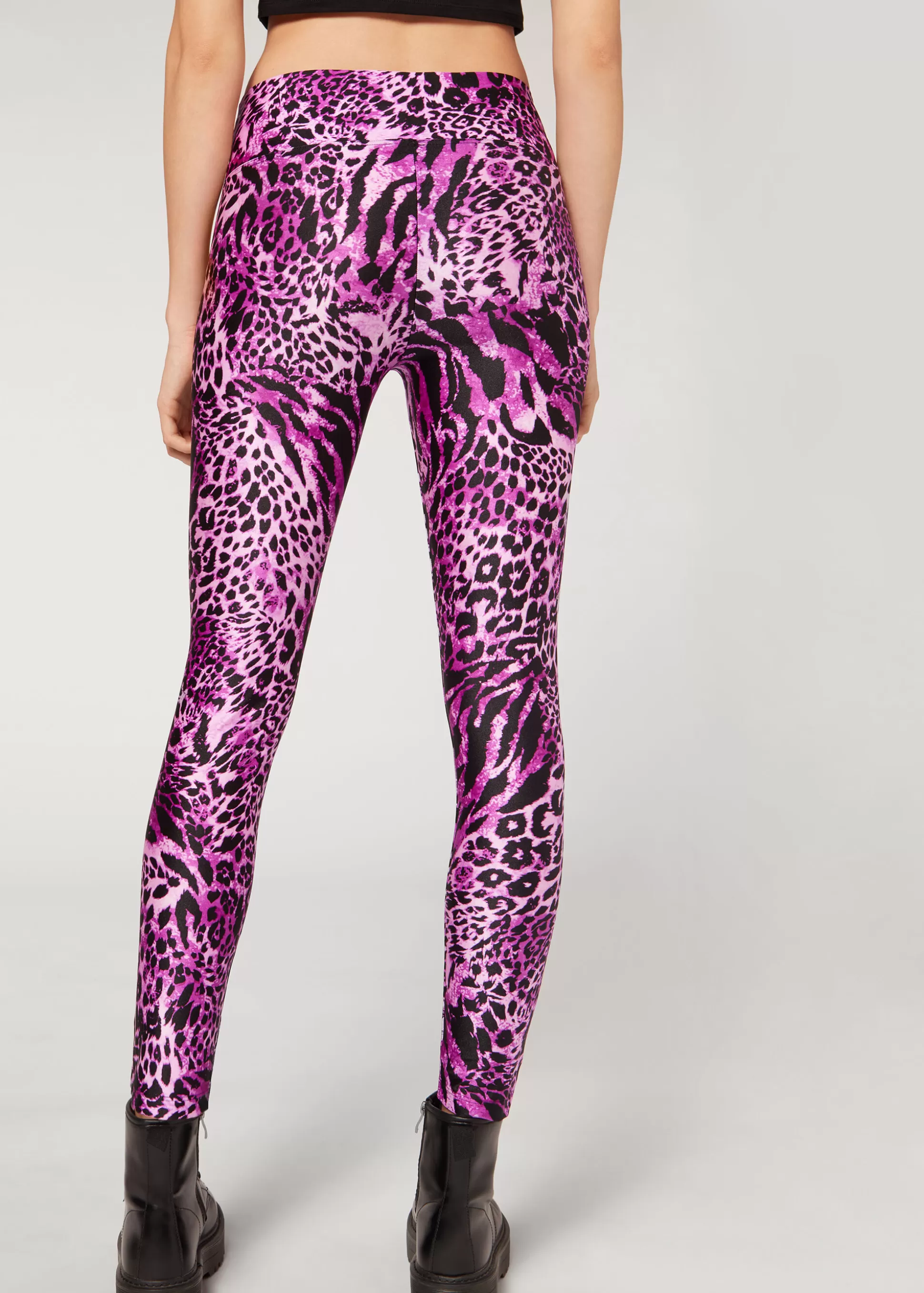 Legging Brillant Sport Motif Animalier*Calzedonia Shop