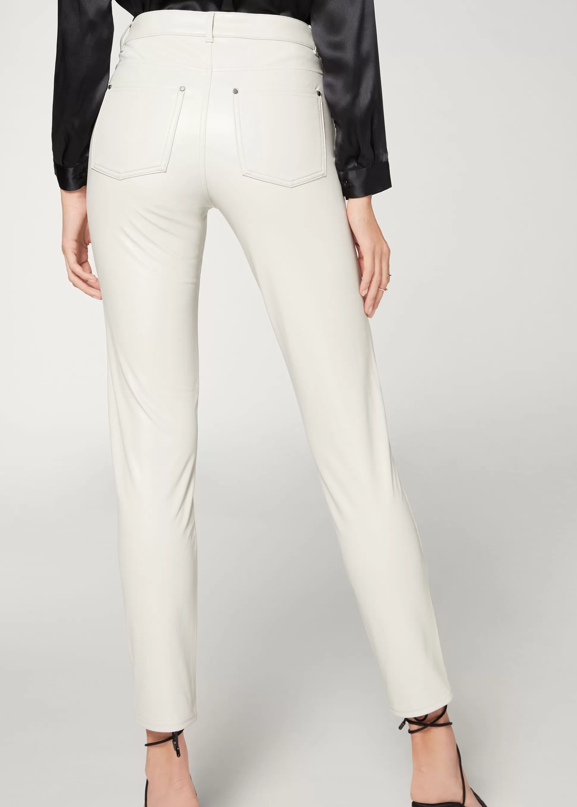 Legging Effet Cuir Thermique*Calzedonia Online
