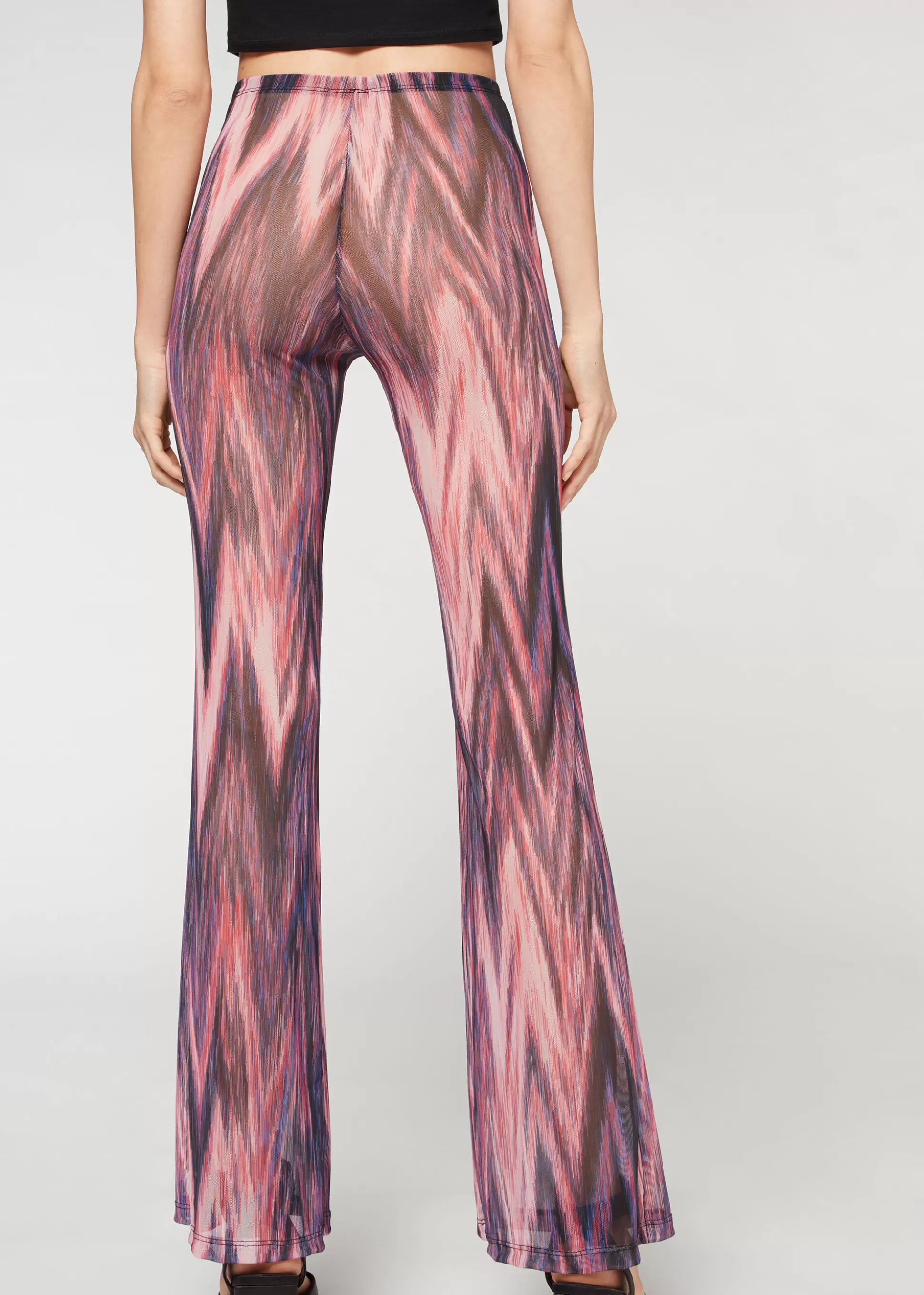 Legging Pattes D'Elephant En Tulle Imprime*Calzedonia Online