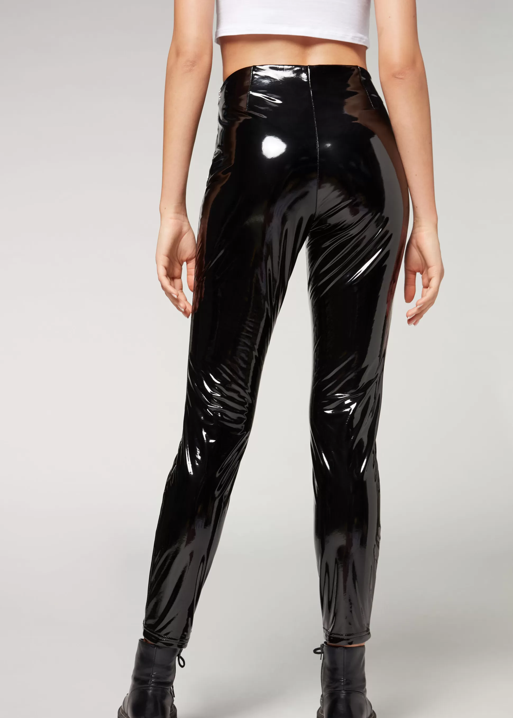 Legging Skinny En Vinyle Thermique*Calzedonia Best Sale