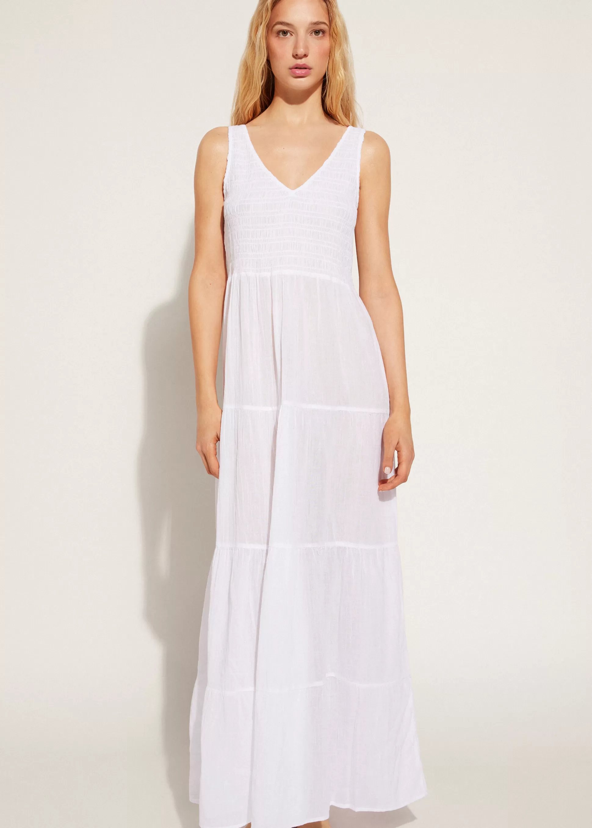 Robe Longue Avec Jupe A Volants*Calzedonia Clearance